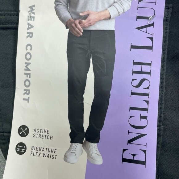 English Laundry Mens Stretch 5-Pocket Pants Size 30x29 Straight Fit d0486 - Picture 3 of 8